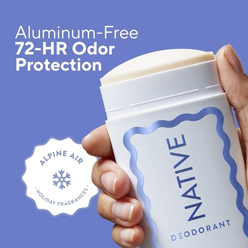 Image 2 of Native Deodorant Contains Naturally Derived Ingredients, 72 Hour Odor Control, Deodorant for Women and Men, Aluminum Free, Limited Edition, Alpine Air 2.65oz