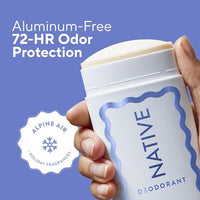 Thumbnail for Image 2 of Native Deodorant Contains Naturally Derived Ingredients, 72 Hour Odor Control, Deodorant for Women and Men, Aluminum Free, Limited Edition, Alpine Air 2.65oz
