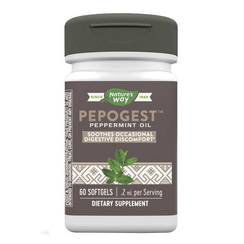 Nature's Way Pepogest (Peppermint Oil) 60 Sftgls