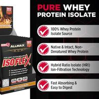 Thumbnail for Image 2 of ALLMAX ISOFLEX Whey Protein Isolate, Chocolate Peanut Butter, 10 Packets