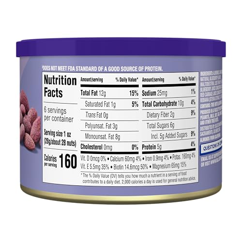 Image 3 of Blue Diamond Almonds Sweet Blueberry Flavored Snack Nuts, 6 Ounce (Pack of 12)