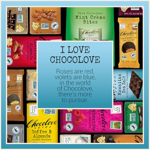 Image 7 of Chocolove Hawaiian Sea Salt Dark Chocolate Bars 3.2 oz Bar (12 Pack)