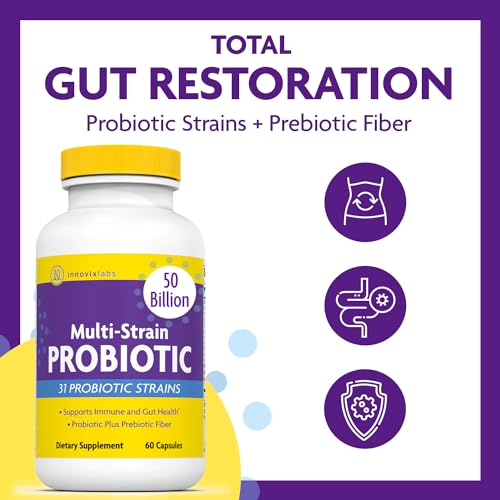 Image 4 of InnovixLabs Multi Probiotic & Curcumin Bundle Multi-Strain Probiotic (60 Time-Release Capsules) Turmeric Curcumin (100 Time-Release Tablets)