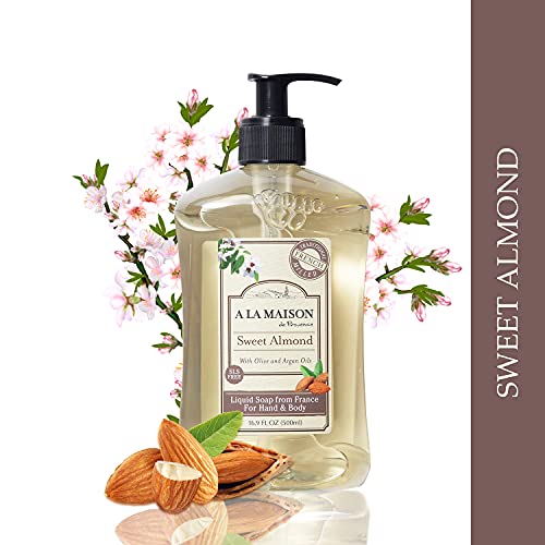 Image 3 of A LA MAISON Sweet Almond French Liquid Hand Soap 16.9 oz 2 Pack
