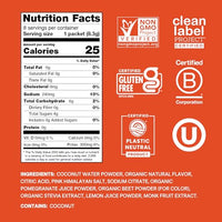 Thumbnail for Image 2 of Cure Hydration Electrolyte Drink Powder Blood Orange 8 Packets