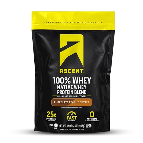 Image 1 of Default Title for the product Ascent 100% Whey Protein Powder 2 lb