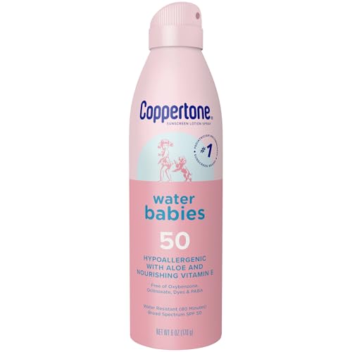 Image 1 of Default Title for the product Coppertone WaterBabies Baby Sunscreen Spray SPF 50, 6 OZ
