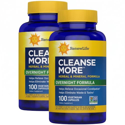 Image 3 of 100 Count (Pack of 2) for the product Renew Life Cleanse More Vegetarian Capsules