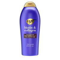 Thumbnail for Image 1 of 25.4 Fl Oz (Pack of 1) for the product OGX Thick & Full + Biotin & Collagen Volumizing Shampoo, 25.4 fl. oz