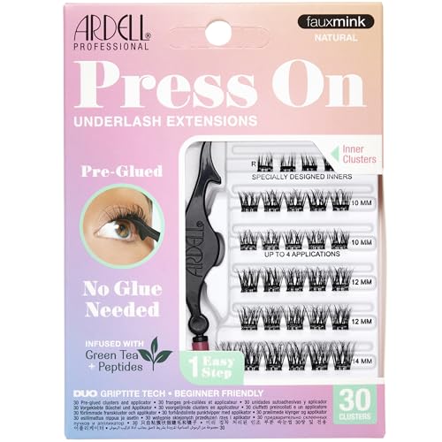Image 1 of Default Title for the product Ardell Press On Lashes Underlash Extensions, Faux Mink Natural, 30 ct