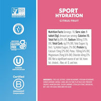 Thumbnail for Image 5 of Nuun Sport Electrolyte Tablets Citrus Fruit, GF & Vegan, 8 Pack
