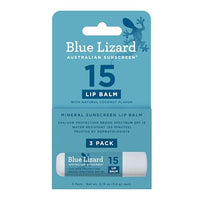 Thumbnail for Image 1 of Default Title for the product BLUE LIZARD Mineral SPF 15 Lip Balm, 3-Pack