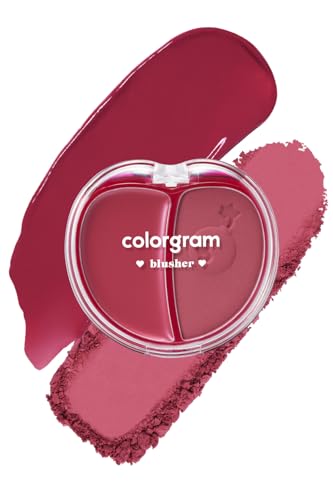 Image 1 of Default Title for the product COLORGRAM Tintin Dory Duo Blusher 05 Red Heart Duo