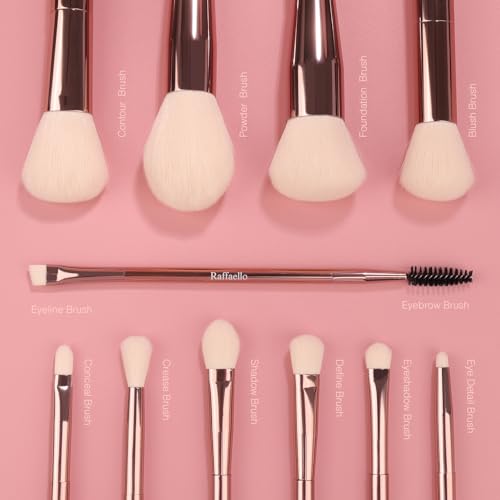 Image 3 of Raffaello 6-in-12 Dual-Ended Makeup Brushes Set