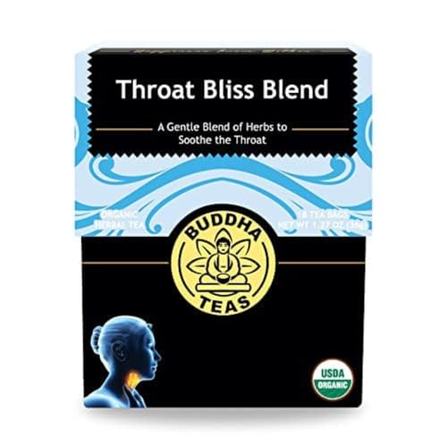 Image 1 of Default Title for the product Buddha Teas Organic Throat Bliss Blend Herbal Tea Caffeine Free