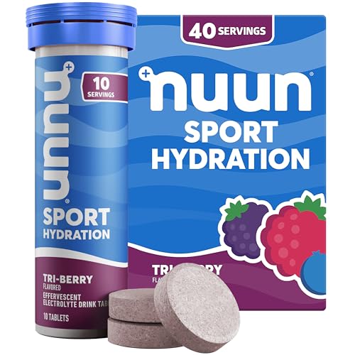 Image 1 of Default Title for the product Nuun Sport Electrolyte Tablets Tri-Berry, GF & Vegan, 4 Pack