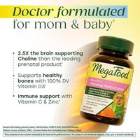 Thumbnail for Image 6 of MegaFood Baby & Me 2 Prenatal Vitamins, Doctor Formulated, 60 Tablets