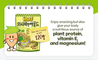 Thumbnail for Image 5 of HBAF Korean Seasoned Almond Nut Wasabi 3x 120 gram pack