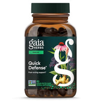 Thumbnail for Image 3 of Standard Packaging / 80 Count (Pack of 1) for the product Gaia Herbs Quick Defense