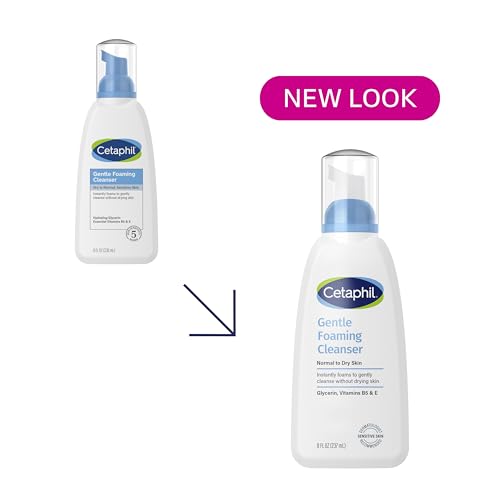 Image 3 of Cetaphil Oil Free Gentle Foaming Facial Cleanser, Sensitive Skin, 8oz, 2ct