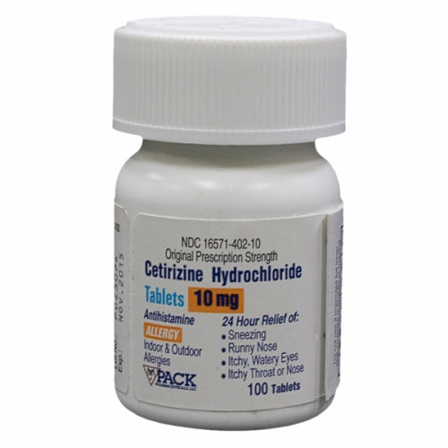 Zyrtec Cetirizine 10mg 100 Tabs