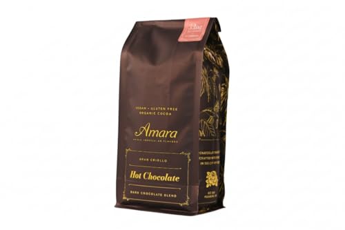 Image 1 of Chocolate / 32 Ounce (Pack of 1) for the product Amara Chocolate Gran Criollo Venezuelan Style Dark Hot Chocolate, 32 oz