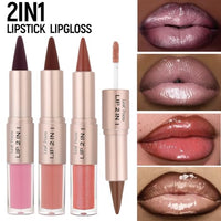Thumbnail for Image 27 of BAISEN DIARY 2-in-1 Double-Ended Matte Lip Liner & Lip Gloss Duo