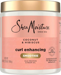 Thumbnail for Image 4 of 20 Ounce (Pack of 12) / Coconut & Hibiscus for the product Shea Moisture Curl Enhancing Smoothie Hair Cream