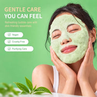 Thumbnail for Image 5 of Purederm Green Tea Bubble Face Mask 5 Pack