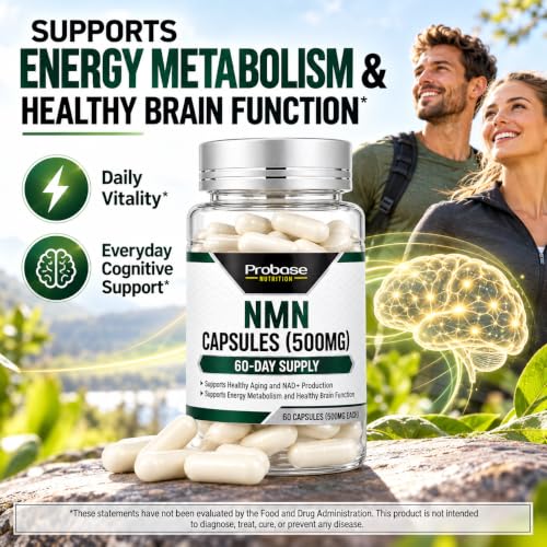 Image 5 of Probase Nutrition Longevity Pure NMN Capsules 60 Count (500mg Each)