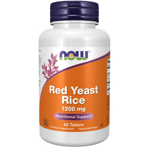 Now Foods Red Yeast Rice Extract 1200 mg 60 Tabs