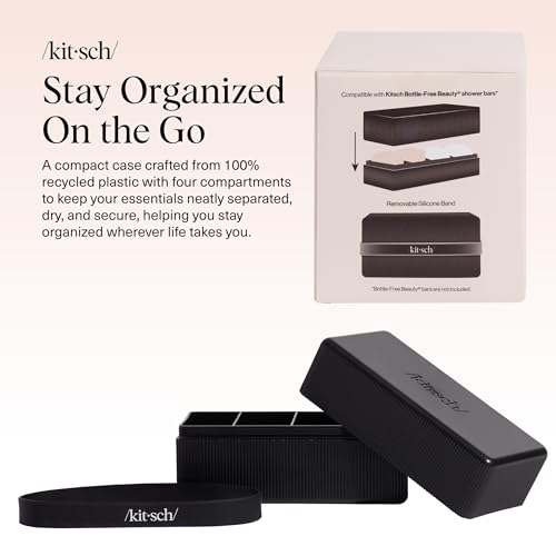 Image 3 of Kitsch 4-Compartment Travel Soap Case – TSA-Approved Bar Soap Holder