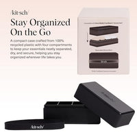 Thumbnail for Image 3 of Kitsch 4-Compartment Travel Soap Case – TSA-Approved Bar Soap Holder