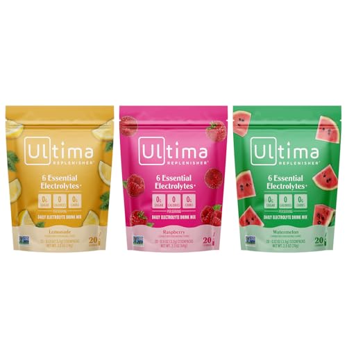 Image 1 of Default Title for the product Ultima Replenisher Electrolyte Powder Drink Mix Bundle ? 20 Stickpacks