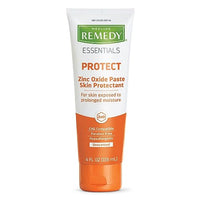 Thumbnail for Image 1 of 4 Ounce (Pack of 1) for the product Medline Remedy Essentials Zinc Oxide Skin Protectant Paste (4 oz Tube)