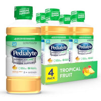 Thumbnail for Image 3 of Tropical Fruit / 33.8 Fl Oz (Pack of 4) for the product Pedialyte AdvancedCare Electrolyte Drink
