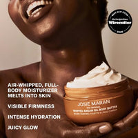 Thumbnail for Image 2 of Josie Maran Whipped Argan Oil Body Butter + Refill Bundle, 6 + 13.5 wt oz