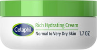 Thumbnail for Image 2 of 1.7 Ounce (Pack of 12) / Rich Hydrating Cream for the product Cetaphil Rich Hydrating Night Face Cream, Hyaluronic Acid, Dry Skin, 1.7oz
