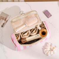 Thumbnail for Image 4 of RSRSLEII Striped Hair Tools Travel Bag with Compartments