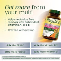 Thumbnail for Image 7 of MegaFood Advanced Multivitamin for Women 55+ Doctor Formulated, 120 Tablets