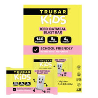 Thumbnail for Image 1 of Default Title for the product TRUBAR Kids Protein Bars, Iced Oatmeal Blast, Plant Based Protein, Gluten Free, 12 Count