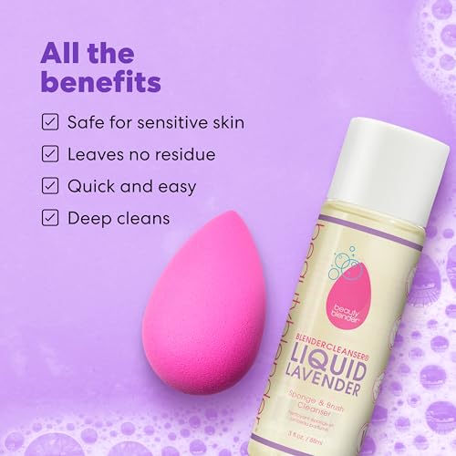 Image 4 of beautyblender Blendercleanser Tool Wash Lavender Purifying Liquid Soap 3 oz