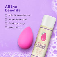 Thumbnail for Image 4 of beautyblender Blendercleanser Tool Wash Lavender Purifying Liquid Soap 3 oz
