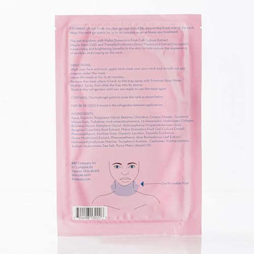 Image 2 of Frownies Neck Treatment Mask with Apple Stem Cell Serum