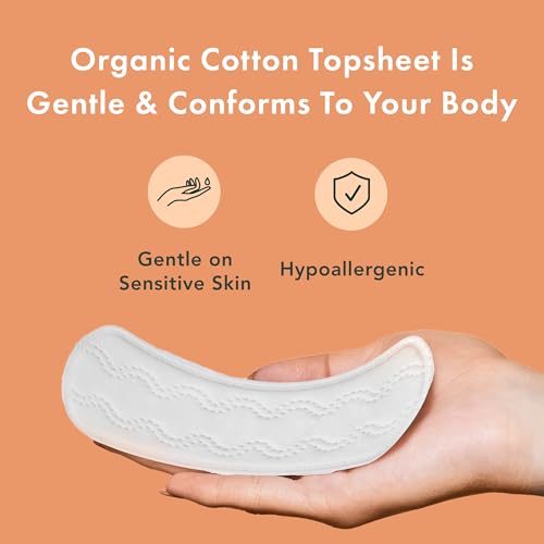 Image 4 of Rael Daily Panty Liners for Women Organic Cotton Cover 44 Count