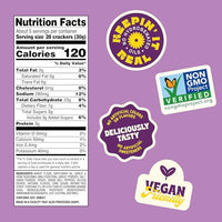 Thumbnail for Image 2 of Back to Nature Garlic & Herb Mini Seasoned Crackers 5 oz Box Pack of 4