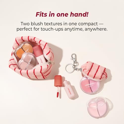 Image 7 of COLORGRAM Tintin Dory Duo Blusher 05 Red Heart Duo