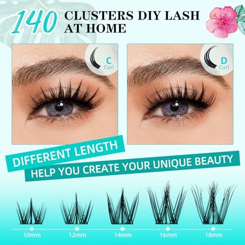 Image 4 of AMZGIRL Lash Clusters D Curl Manga Anime Lashes 12mm, Puppy