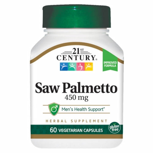 21st Century Saw Palmetto 450mg 60 Veg Caps