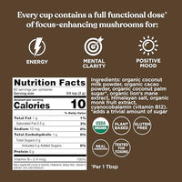 Thumbnail for Image 2 of Four Sigmatic Focus Chocolate Coffee Creamer 4.23 oz Pack of 2